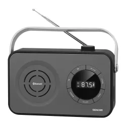 Radioodbiornik Sencor SRD 3200 B Radio FM Bluetooth Czarny