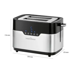 Toster ProfiCook PC-TA 1170 Ruszt do bułek Rozmrażanie 920W