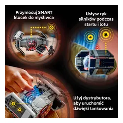 LEGO 75421 Star Wars SMART Play Myśliwiec TIE Dartha Vadera