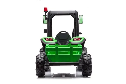 Duży Traktor Na Akumulator Dla Dziecka Blt-206 Przyczepa 24V 2X200W Pilot LED Eva Pasy Bluetooth