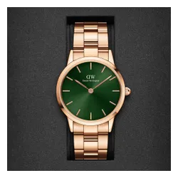 Часы Daniel Wellington iconic Emerald Dw00100419 Gold