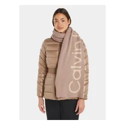 Calvin Klein eșarfă Logo Reverso eșarfă tonală 40X180 K60k611117 Doeskin PBP