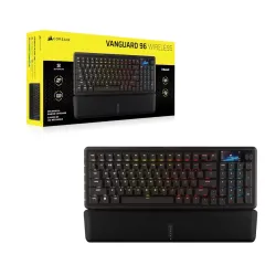 Klawiatura gamingowa Corsair VANGUARD 96 WL MLX Plasma Czarna