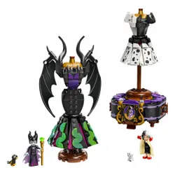 LEGO Klocki Disney 43262 Suknie Diaboliny i Cruelli De Mon