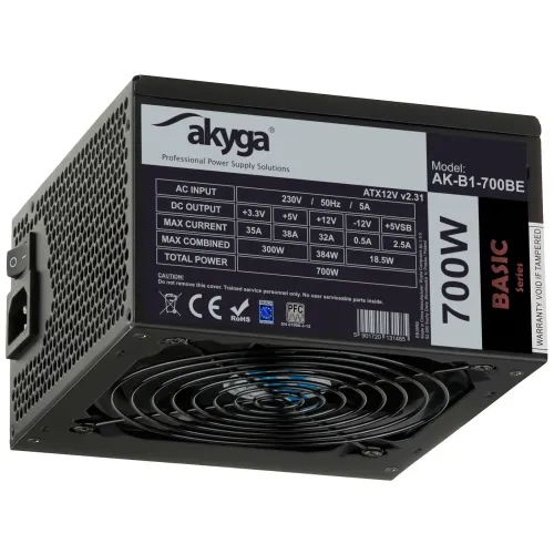 Zasilacz Akyga Black Edition AK-B1-700BE 700W Czarny