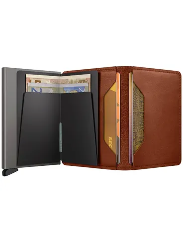 Mały portfel RFID Slimwallet Secrid Texano - saddle