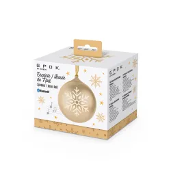 Głośnik Bluetooth BigBen XMASBALLGOLD Świecąca bombka świąteczna Złota