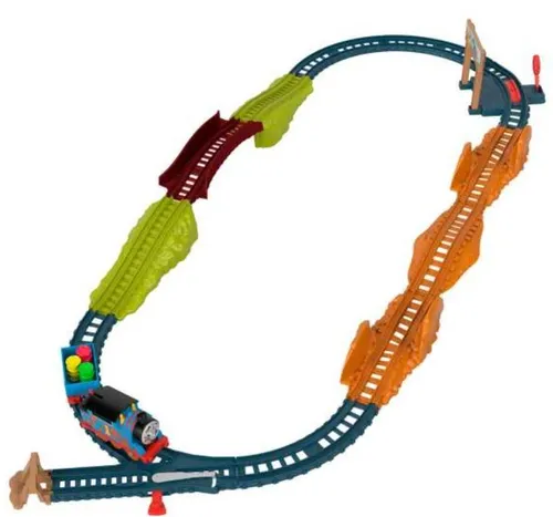 Fisher Price Zestaw z lokomotywą z napędem Tomek i Przyjaciele Błotna przygoda