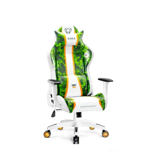 Fotel Diablo Chairs X-One 2.0 Small do 90kg Skóra ECO Craft Edition
