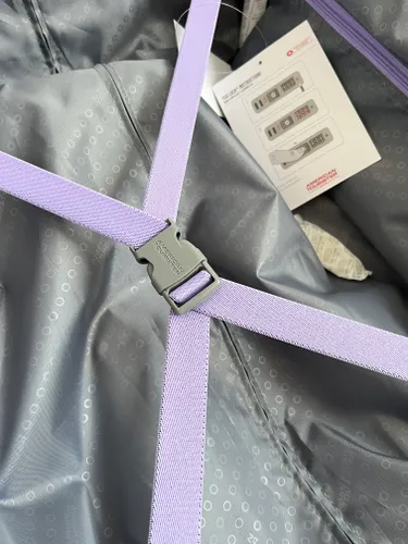 Walizka średnia Soundbox American Tourister - lavender - outlet