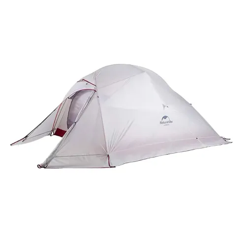 Namiot trekkingowy 3-osobowy Naturehike Updated Cloud Up 3 light grey/red