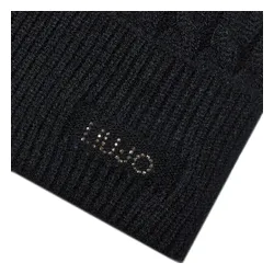 Set de eșarfă și pălărie Liu Jo 2f3012 M0300 Nero 22222