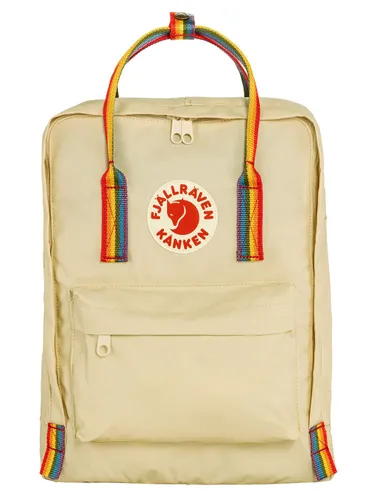 Fjallraven Kanken Rainbow-light oak sırt çantası / rainbow pattern