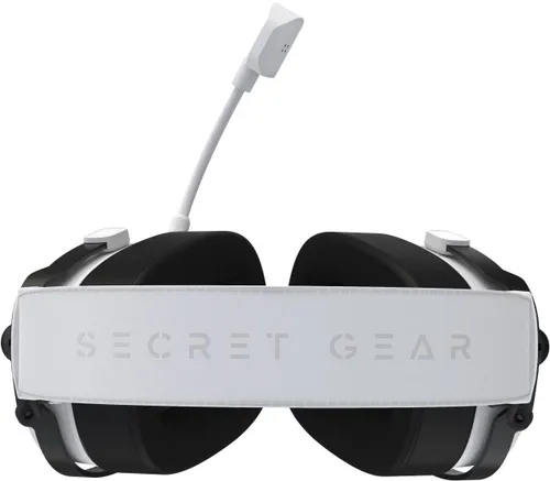 Słuchawki SECRET GEAR SX2 Bezprzewodowe, Nauszne, Dźwięk przestrzenny Biało-czarny