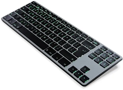 Klawiatura Matias FK308 przewodowa 80% (TKL) podświetlana szara