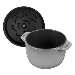 STAUB LA COCOTTE Mały garnek okrągły 725 ml, grafitowy