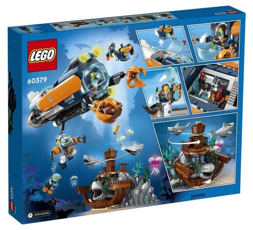 LEGO City 60379 deniz tabanı kaşifinin denizaltı