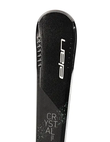 Narty damskie ELAN CRYSTAL + wiązania ELAN EL 9.0 z GRIP WALK - Długość (cm) - 152