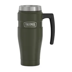 Podróżny kubek z uchwytem 470 ml Thermos Stainless King - army green