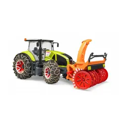 Bruder Professional Series Claas Axion 950 with snow chains and snow blower