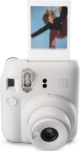 Aparat FUJIFILM Instax Mini 12 Biały Pokrowiec + Album + Ramki + Sznurek + Klamerki