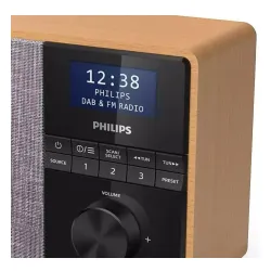 Radioodbiornik Philips TAR5505/10 Radio FM DAB+ Bluetooth Beżowy