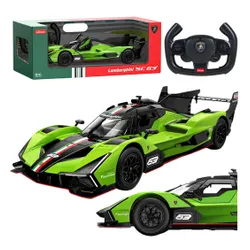 Zdalnie sterowane auto na pilota zielone
