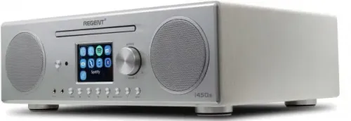 Radioodbiornik Ferguson Regent i450s Radio FM DAB+ Internetowe Bluetooth Srebrny