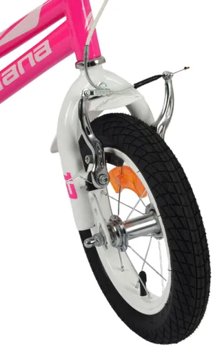 Rower dziecięcy INDIANA Roxy Kid 12 cali dla dziewczynki Różowy