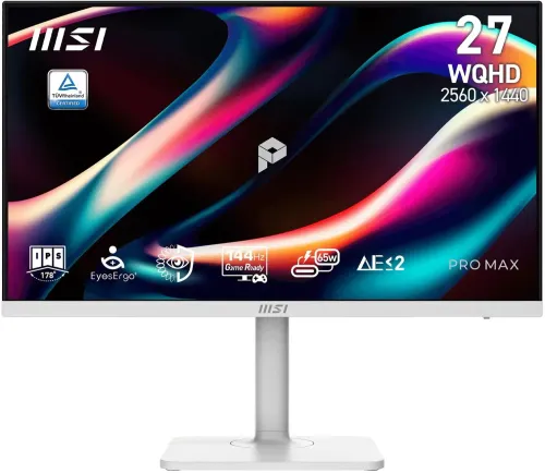 MSI PRO MAX 271QPHW E14 - 144Hz | 2560x1440| IPS Flat | 27''