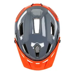 Kask rowerowy KROSS Adventuro Pro Pomarańczowo-szary MTB (rozmiar L)