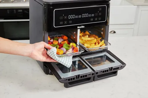 Air Fryer Frytkownica beztłuszczowa BREVILLE VDF130X 11l z podwójnym koszem