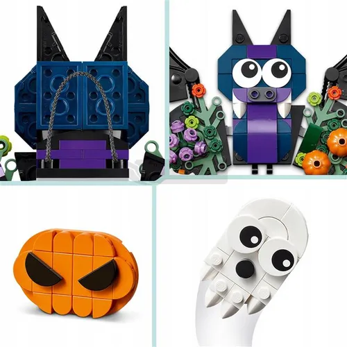 LEGO 40825 Icons: Венок на Хэллоуин, набор кубиков 12+
