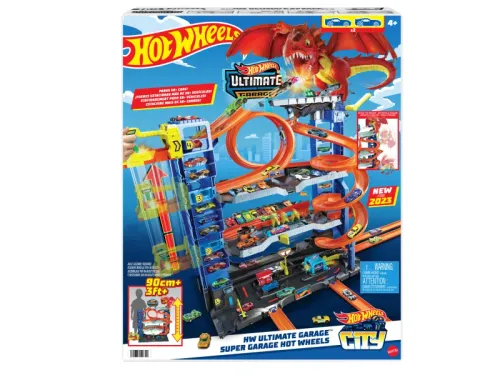 Hot Wheels City Mega Garaż Atak smoka