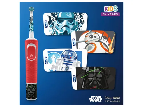 Oral-B Kids Star Wars Elektrikli Diş Fırçası + D103 Canlılık Pro BLK