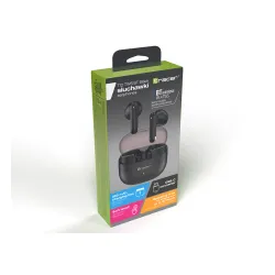 Słuchawki bezprzewodowe Tracer T12 TWS BT BLACK Douszne Bluetooth 5.4 Czarny