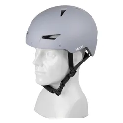 Kask rowerowy VAYOX Street VA0423GREM Szary Miejski z lampką (rozmiar M)