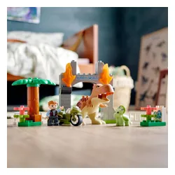 Lego Duplo Tyrannosaurus ve Triceratops'un kaçışı (10939)