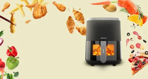 Air Fryer Frytkownica beztłuszczowa CECOTEC Cecofry Fantastik Window 5500 5.5l 9 automatycznych programów