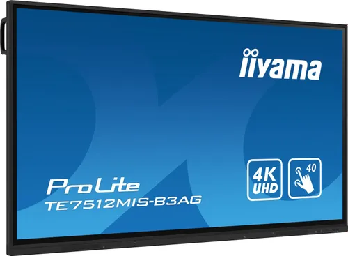 Monitor IIYAMA ProLite TE7512MIS-B3AG 75" 3840x2160px IPS