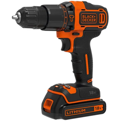 Akülü Matkap Black &amp; Decker BDCHD18 18 in 1x1.5 Ah pil