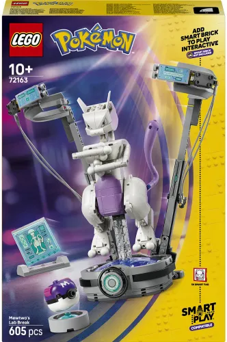 LEGO 72163 Pokémon SMART Play Ucieczka z laboratorium Mewtwo