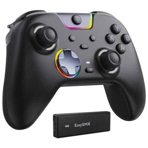 Pad EasySMX X05Pro do Nintendo Switch, PC Bezprzewodowy Czarny