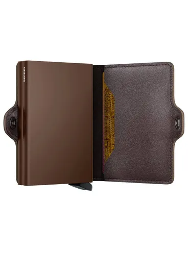 Portfel kieszonkowy RFID Secrid twinwallet Original - chocolate