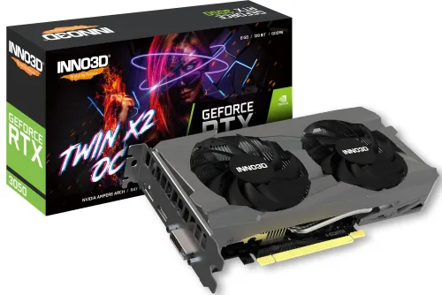 Karta graficzna Inno3D GeForce RTX 3050 Twin X2 OC 8GB GDDR6 128bit DLSS