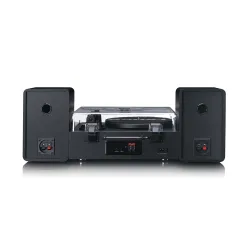 Gramofon Lenco MC-760BK Manualny Napęd paskowy Przedwzmacniacz Czarny