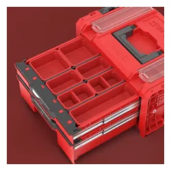 Skrzynka narzędziowa QBRICK System Pro Drawer 2 Toolbox 2.0 Profi Expert Red Ultra HD Custom