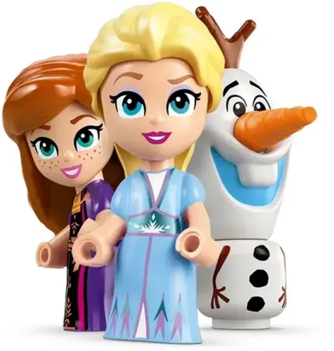 LEGO Disney 43278 Miniaturowy zamek w Arendelle i lodowy pałac Elzy