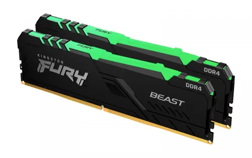 Память DDR4 FURY Beast RGB 32GB (2x16gb) / 3200 CL16 1GX8