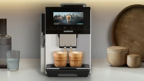 Автоматическая кофемашина Siemens EQ900 plus iAroma TQ925EZ3 холодный кофе ширина 31,5cm